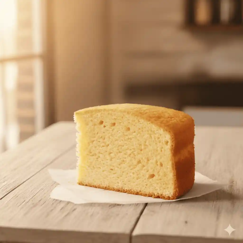 Porción De Torta Biema De Vainilla