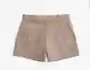 Shorts A La Medida De Tiro Alto Abercrombie Marron Talla 32