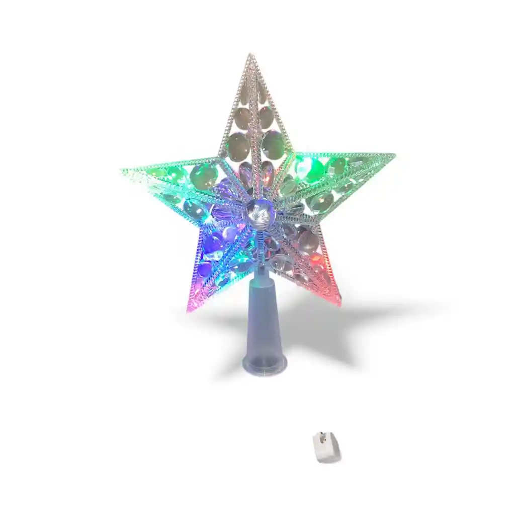 Estrella Pequeña De Navidad Para Decoracion Y Para Arbol De Navidad Multicolor