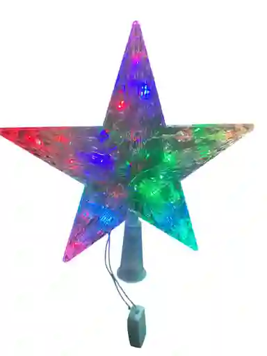Estrella Grande De Navidad Para Decoracion Y Para Arbol De Navidad Multicolor Grande