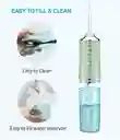 Irrigador Oral Limpieza Dental Profunda Recargable Gris