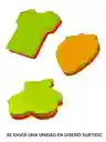 Notas Adhesivas Neon De Figuras X 100 Hjs Tipo Post-it Medida 76mm X 76mm