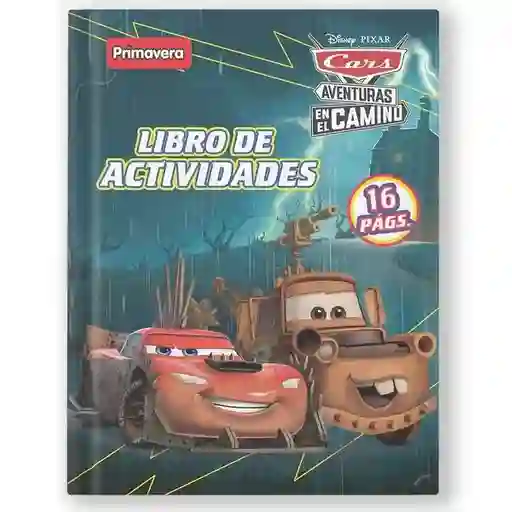 Libro De Actividades Y Colorear 16 Paginas Cars