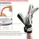 Guantes Arquero De Futbol Con Antifractura Color Azul Talla 7