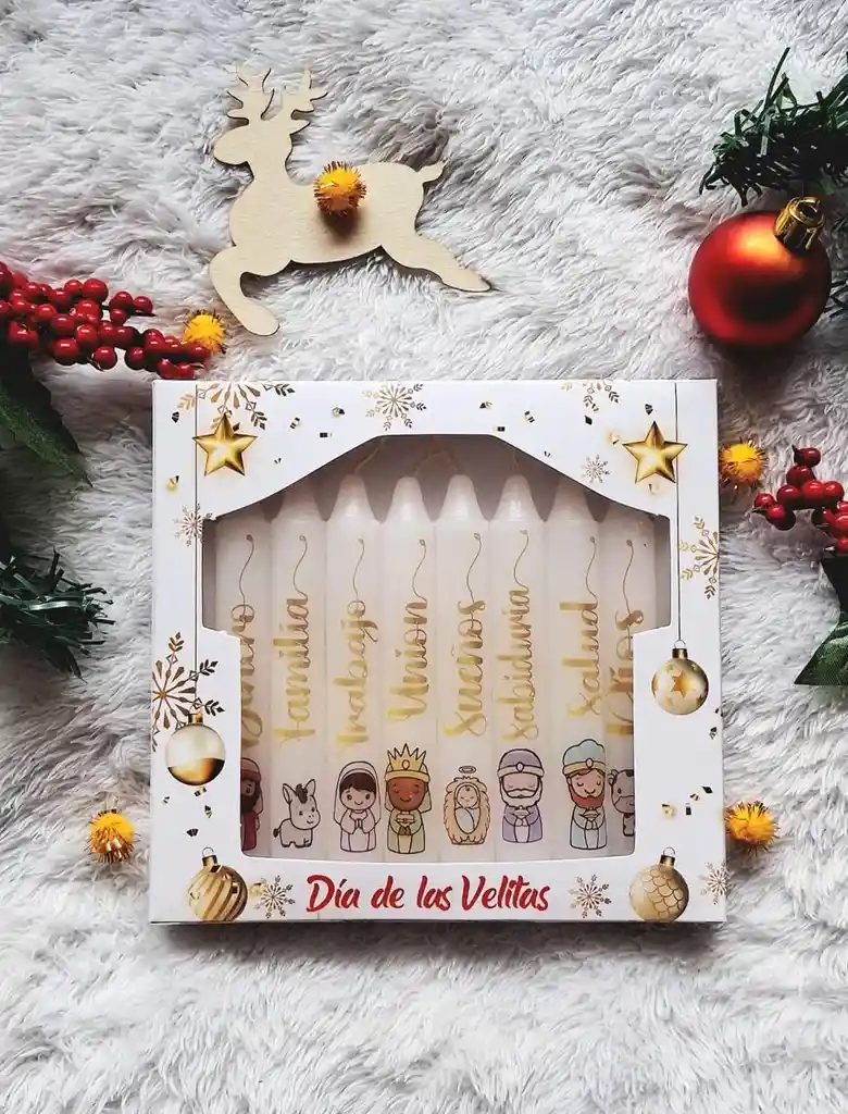 Velas Velitas Personalizadas Blancas Deseos Para Farol Noche De Velitas Paq X 10