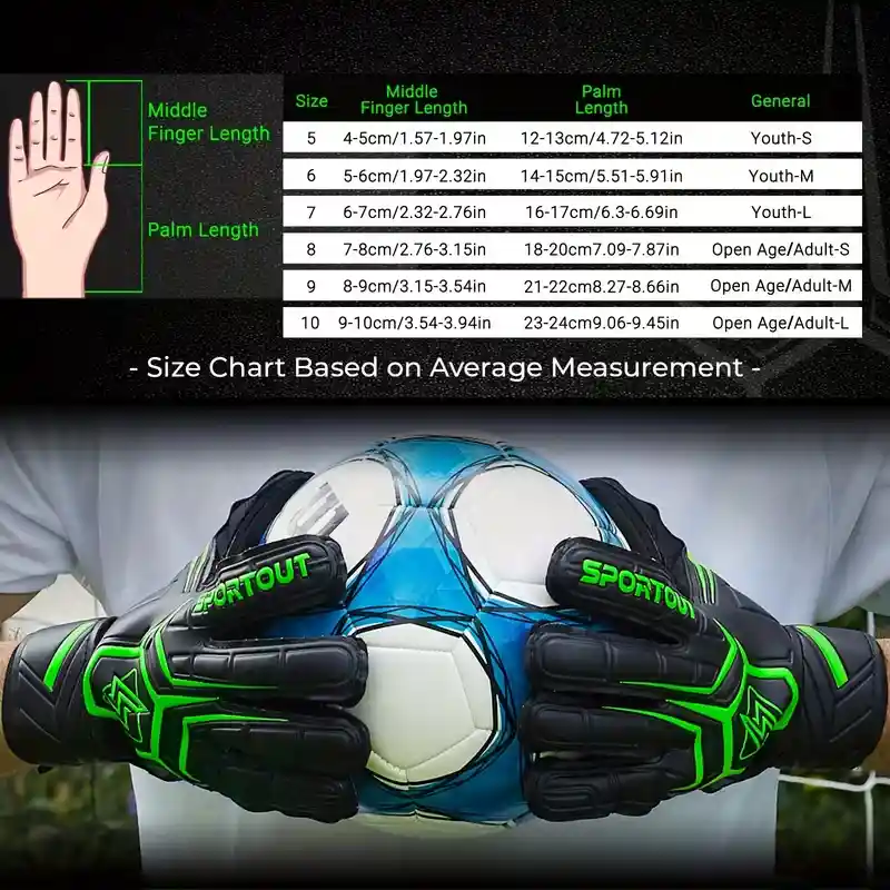 Guantes Arquero Futbol Con Antifractura Talla 9