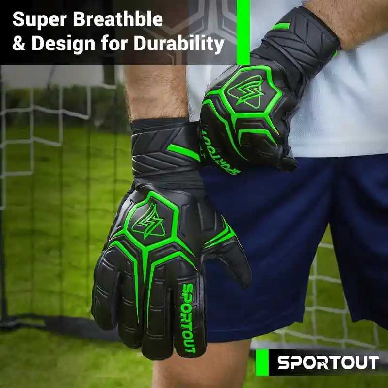 Guantes Arquero Futbol Con Antifractura Talla 9