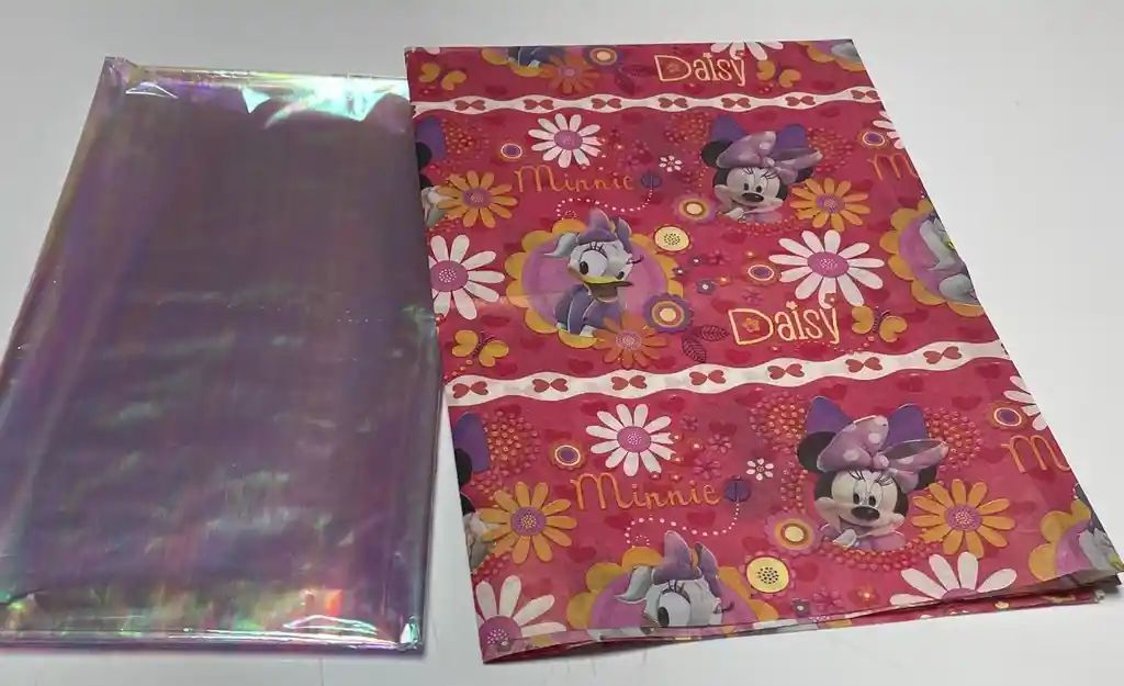 🎁 Combo De Lujo | Papel Seda + Celofán Tornasol | ¡el Pack Completo Para Tus Regalos!✨
