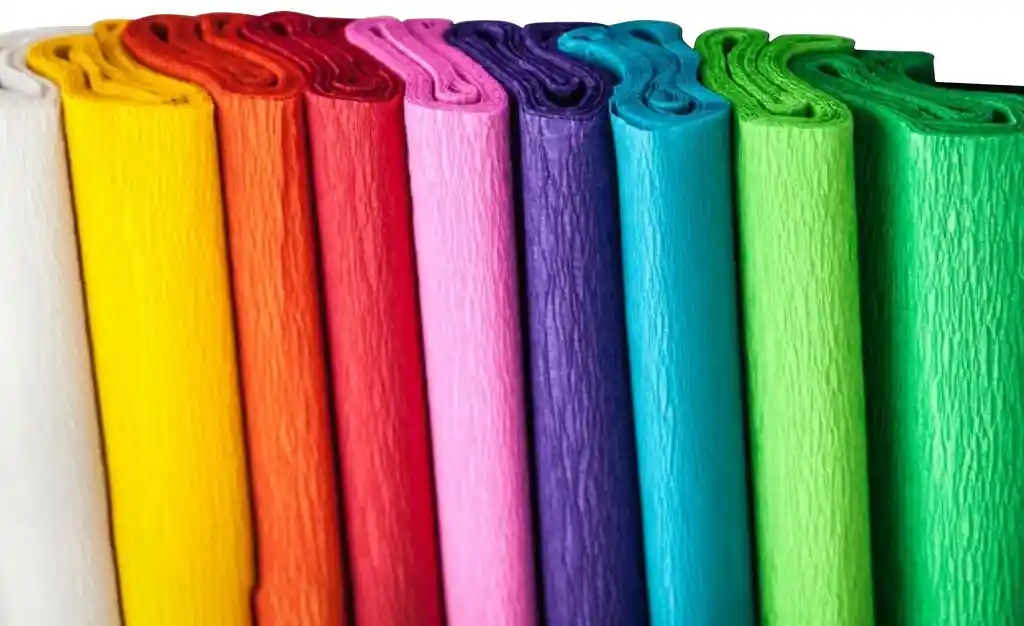🎨 Papel Crepé Premium (crespón) – ¡color Y Elasticidad Para Crear!