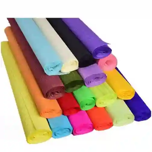 🎨 Papel Crepé Premium (crespón) – ¡color Y Elasticidad Para Crear!