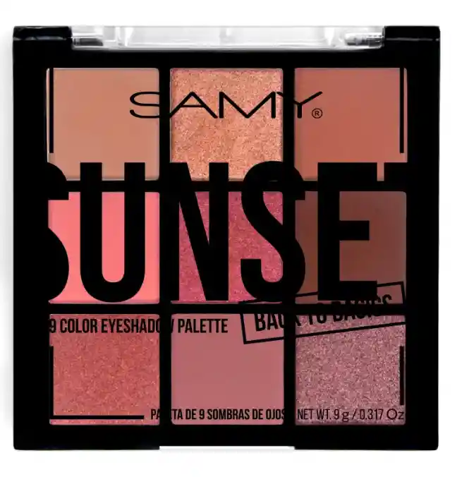 Samy Paleta Sombra De Ojos X9 Sunset
