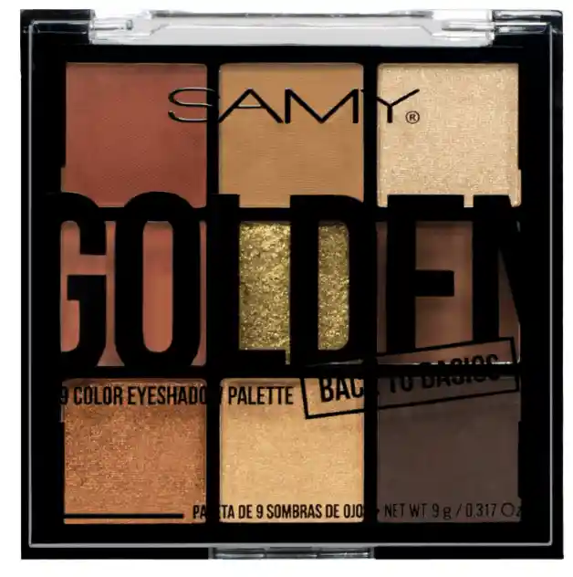 Samy Paleta Sombra De Ojos X9 Golden