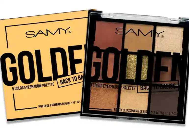 Samy Paleta Sombra De Ojos X9 Golden