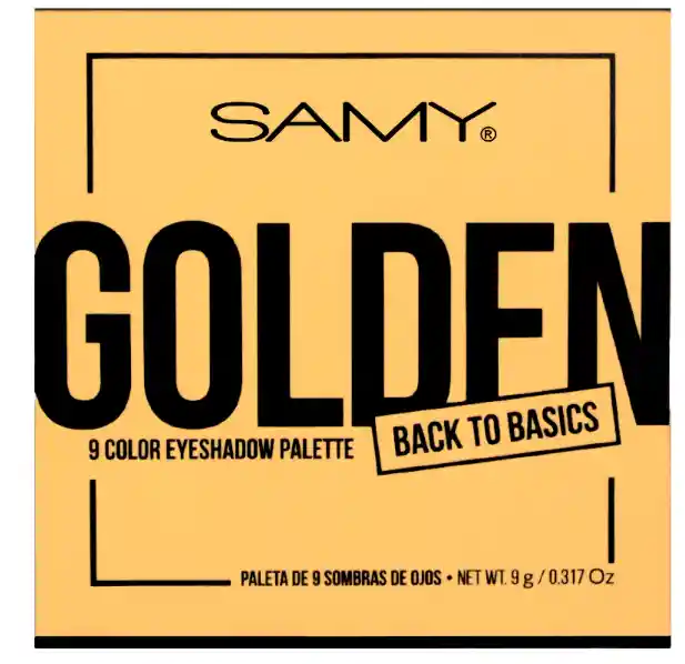 Samy Paleta Sombra De Ojos X9 Golden