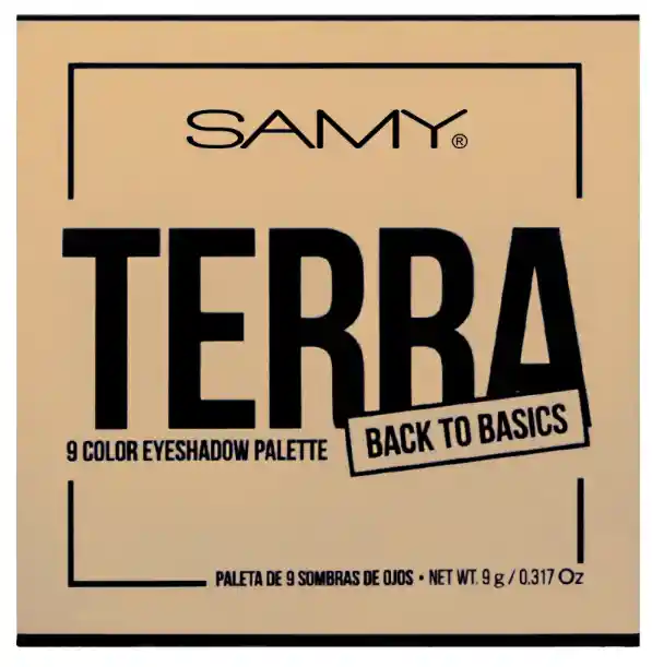 Samy Paleta Sombra De Ojos X9 Terra