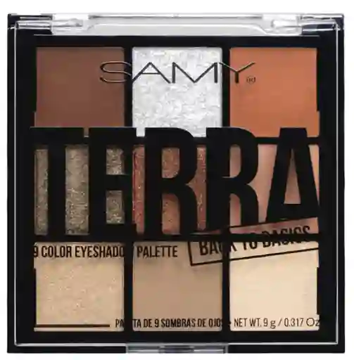 Samy Paleta Sombra De Ojos X9 Terra