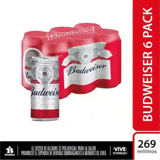 Budweiser 269ml X 6