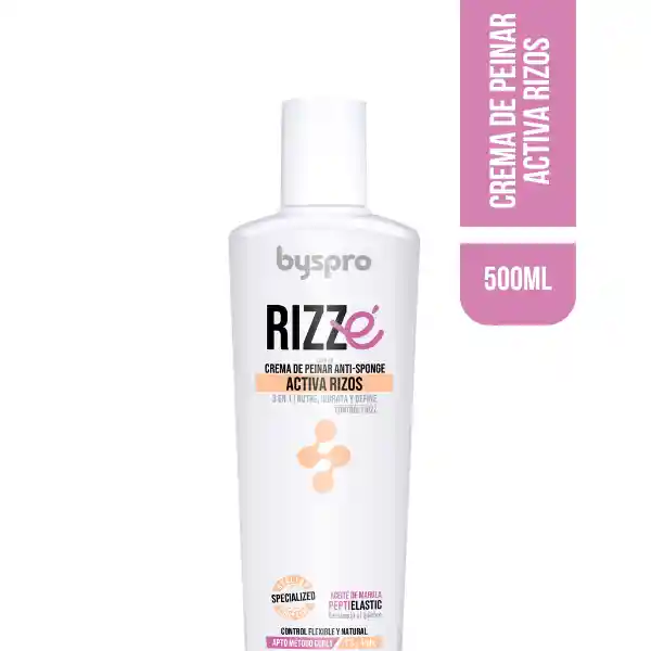 Crema De Peinar Rizzé Activa Rizos - 500ml