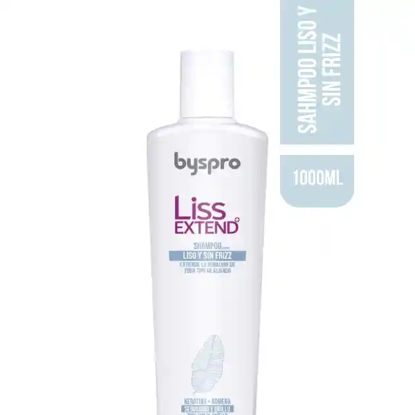 Shampoo Liss Extend Liso Y Sin Frizz - 1.000 Ml