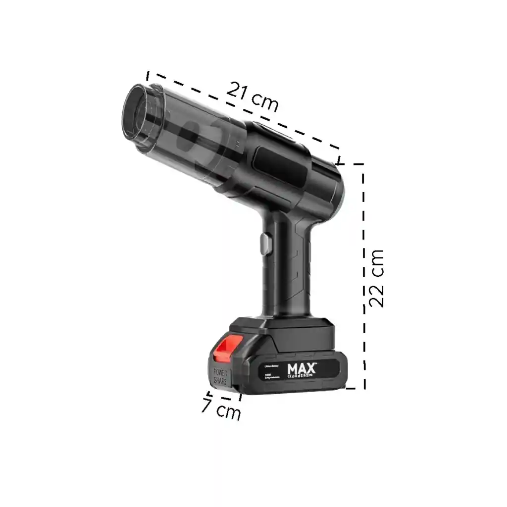 Aspiradora De Carro Inalámbrica Con Batería