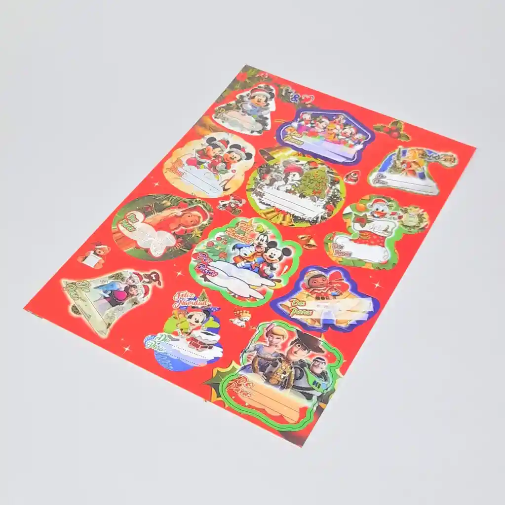 Tarjetas Adhesivas Navidad
