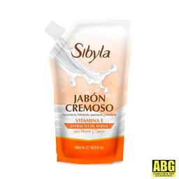 Jabon Lavamanos Avena Cremoso 1000ml Sibyla