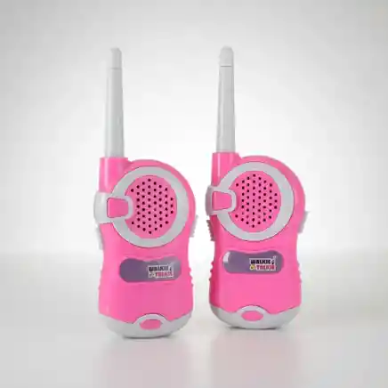 Radio De Voz Walkie Talkie Para Niños, Divertido 286 Color Rosado