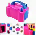 Inflador Eléctrico Para Globos, Doble Boquilla, Práctica Fácil De Llevar