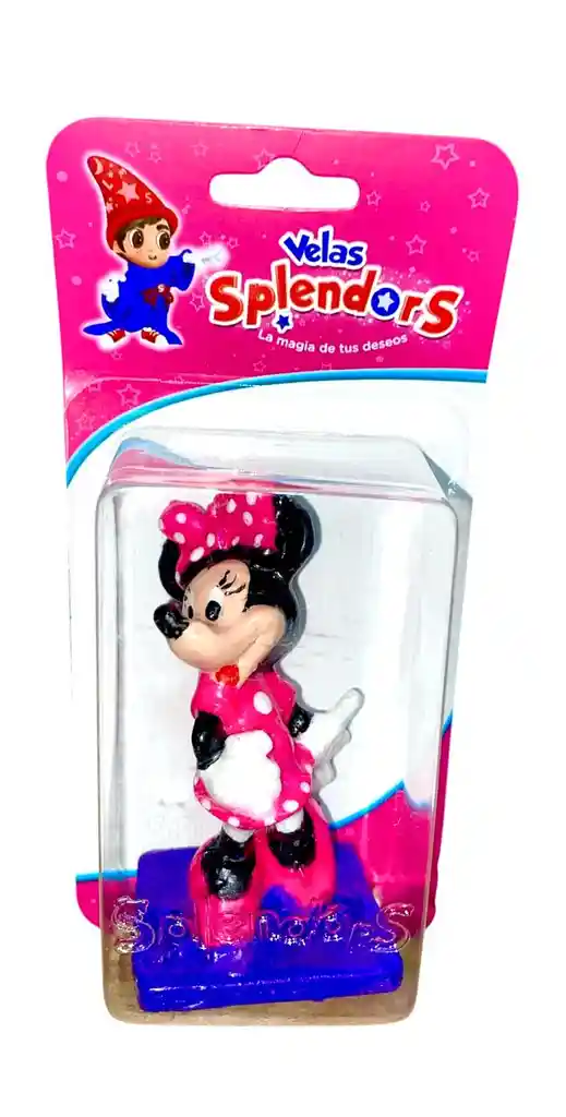 Vela Minnie Splendor 9 X 5 Cm