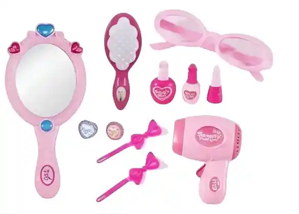 Set De Juguete De Belleza Portátil Con Accesorios Px1593-1
