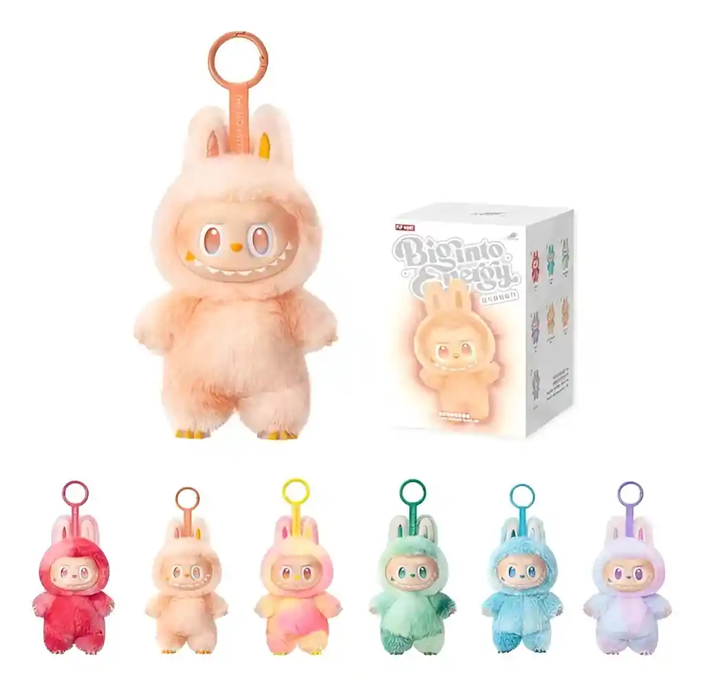 Labubu Big Into Energy Pop Mart Sorpresa Con Luz Y Sonido