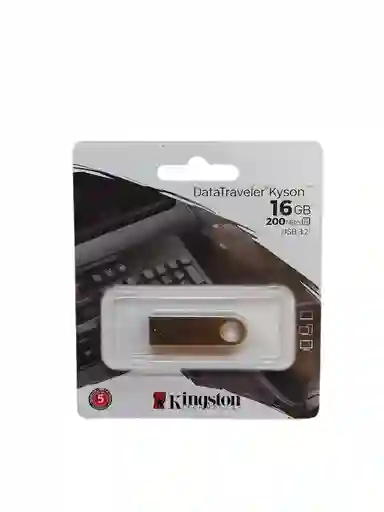 Memoria Usb Kingston 16 Gb Datatraveler Kyson Plateada