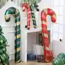 Globo Metalizado Navidad Bastón