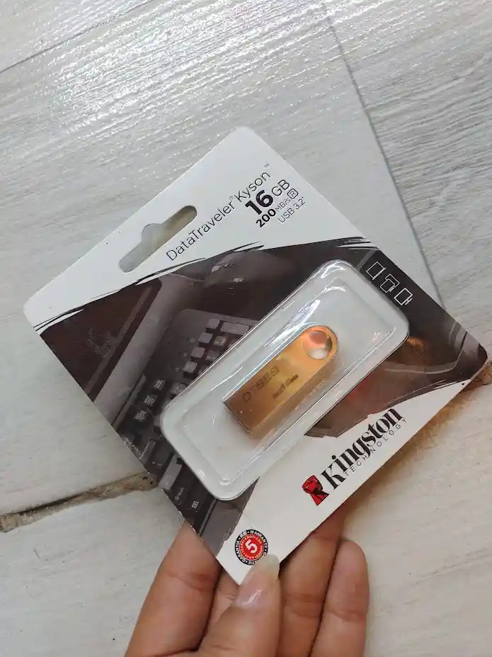 Memoria Usb Kingston 16 Gb Datatraveler Kyson Plateada