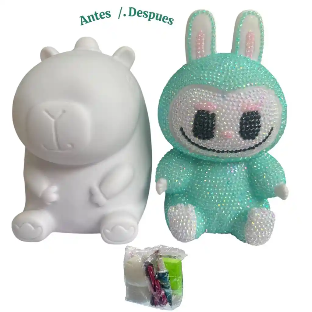 Alcancia Niños Para Decorar Piedras Estilo Diamantes Kawaii