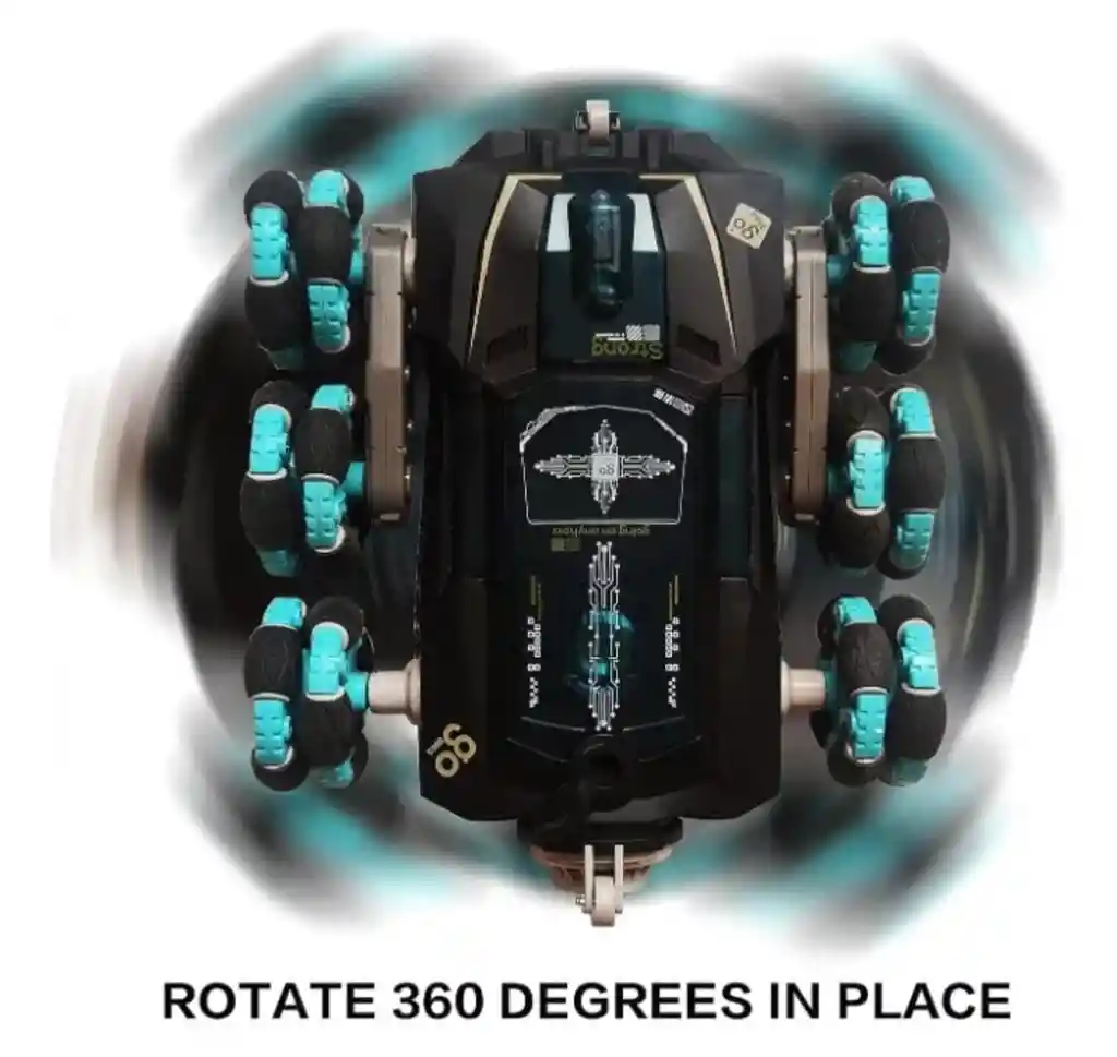 Coche Acrobático 8 Ruedas Spray Escalada De Doble Cara Flip