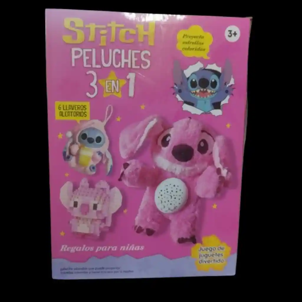 Combo Stitch Peluche Proyector