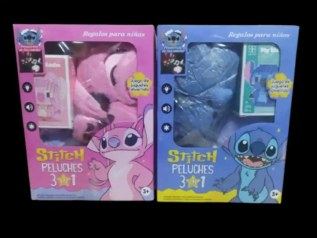 Combo Stitch Peluche Proyector