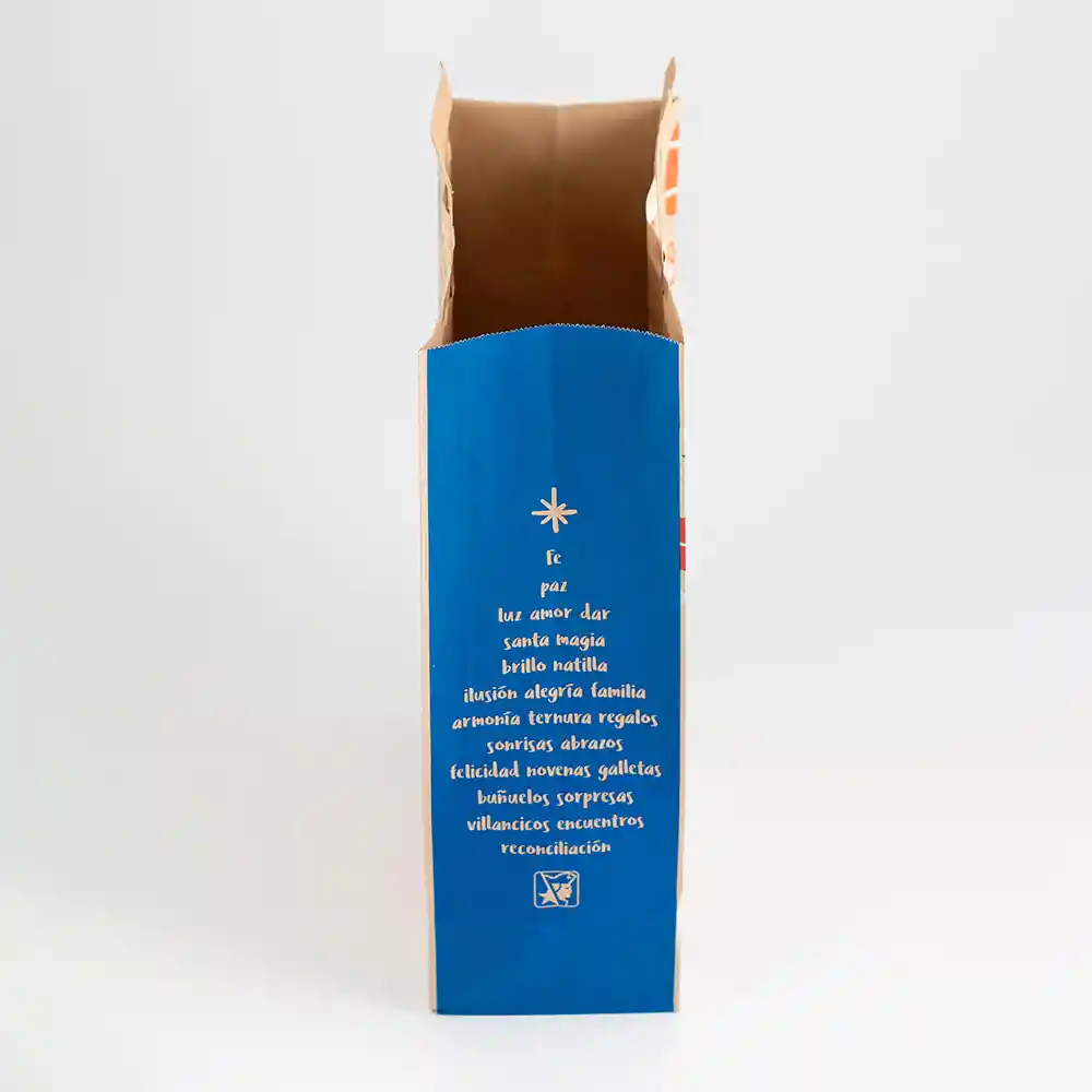 Bolsa De Papel Navideña Mediana