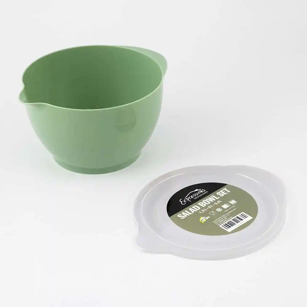 Bowl Expressions Set 3 Unidades Plastico