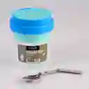 Porta Cereal Expressions Transparente 480 Ml Plastico