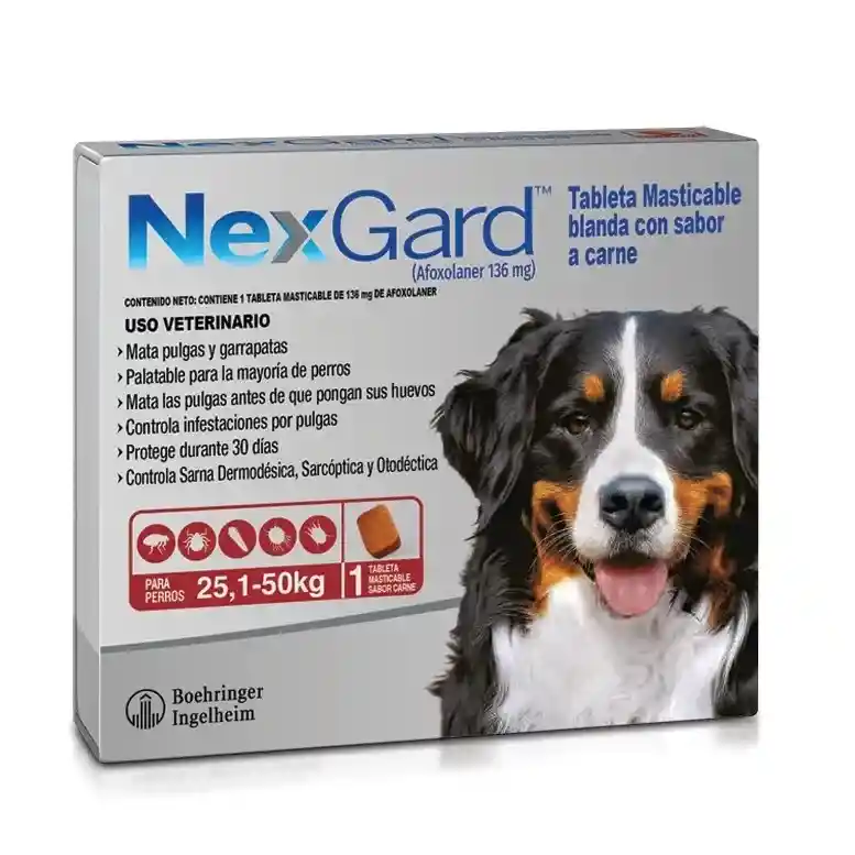 Nexgard Perros Grandes (25.1 A 50 Kg)