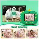 Cámara Instantánea Impresora Fotos Infantil 1080p Dinosaurio