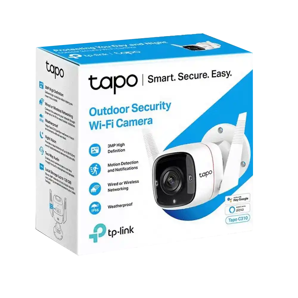 Cámara De Seguridad Tp-link Tapo C310 Wifi Exterior 3mp