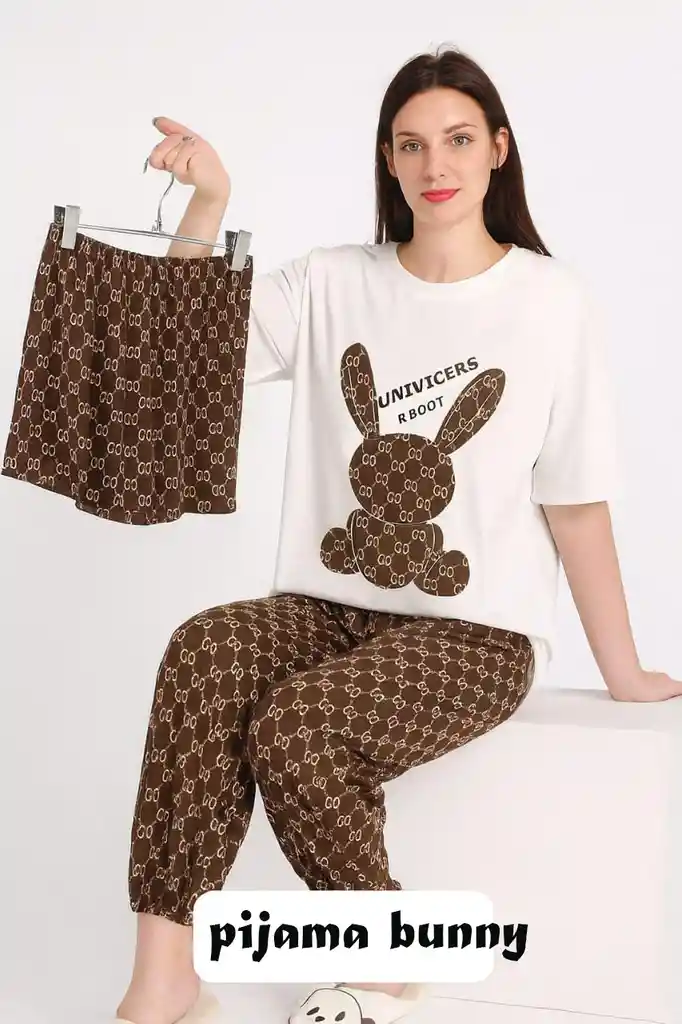 Pijama Bunny Soft Dream – (3 Piezas)