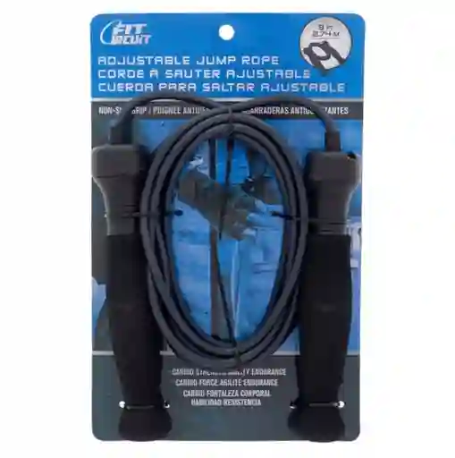 Cuerda Para Saltar Ajustable 9 Ft / 2.74 M Cardio,lazo De Salto Profesional Con Agarraderas Antideslizantes, Cuerda De Velocidad Ajustable