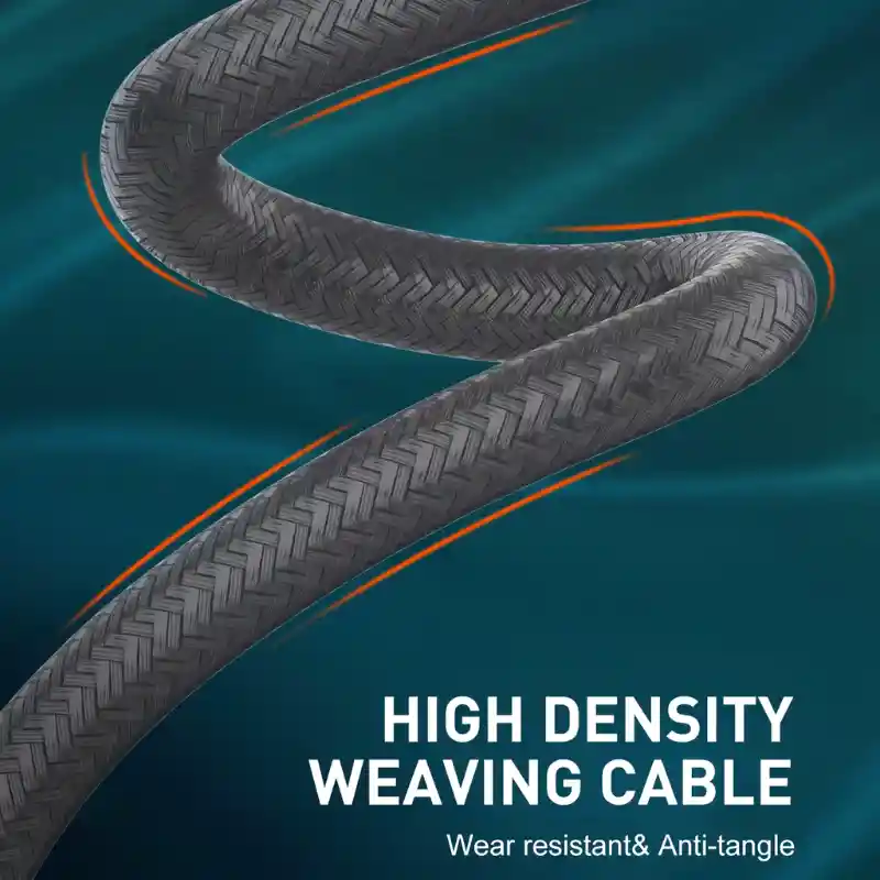 Cable De Carga Rápida 30w 2 Metros Reforzado Trenzado Tipo C