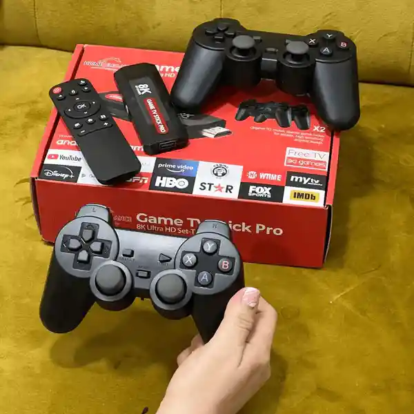 Consola Game Tv Stick Q9 8k + Controles 5g