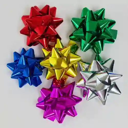 Paq Moño Estrella 6cm X 6 Und Mouse Digital