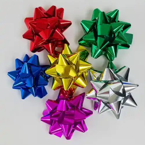 Paq Moño Estrella 6cm X 6 Und Mouse Digital